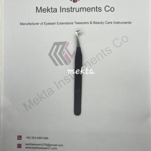 professional beauty tweezers black